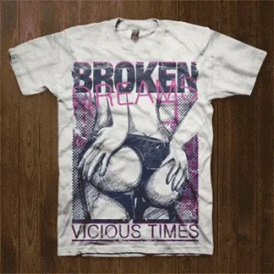 Camiseta broken dreams-detalle