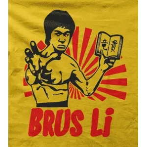 Camiseta bruce lee-detalle