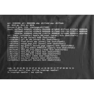 Camiseta bsod linux-detalle