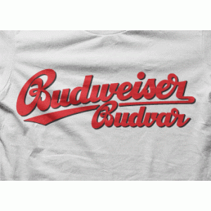 Camiseta budweiser-detalle