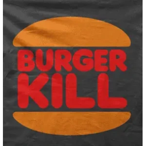 Camiseta burger kill-detalle