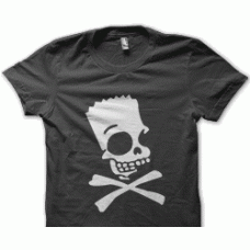 Camiseta calavera bart