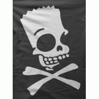 Camiseta calavera bart-detalle
