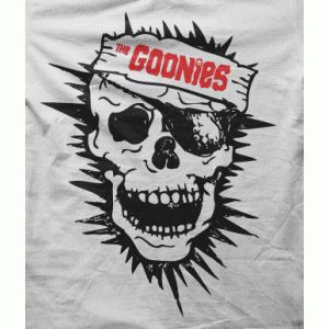 Camiseta calavera goonies-detalle
