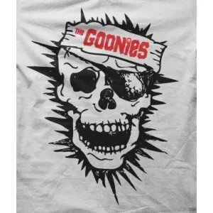 Camiseta calavera goonies-detalle