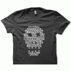 Camiseta calavera puzzle