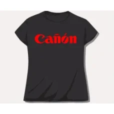 Camiseta cañón