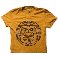 Camiseta cara azteca