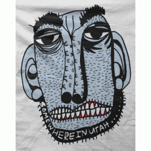 Camiseta cara tribal-detalle