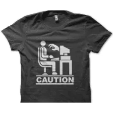 Camiseta caution