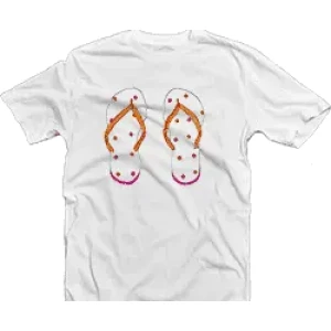 Camiseta chanclas lunares