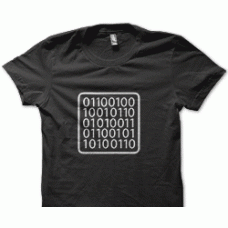 Camiseta codigo binario