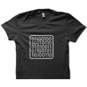 Camiseta codigo binario