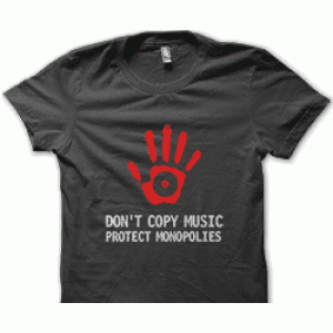Camiseta copy music