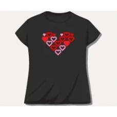 Camiseta corazones