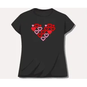 Camiseta corazones