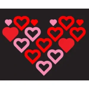 Camiseta corazones-detalle