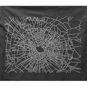 Camiseta cristal roto-detalle