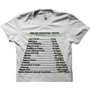 Camiseta dark vader tour