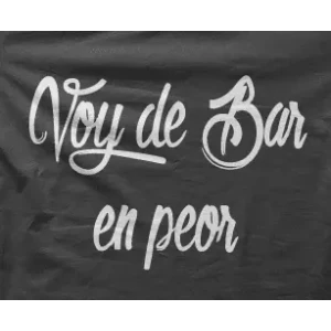 Camiseta de Bar en peor-detalle