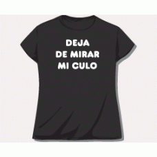 Camiseta deja de mirar