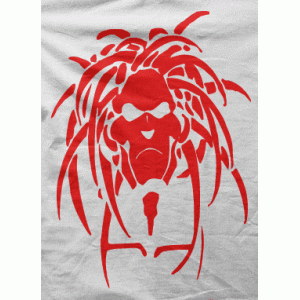 Camiseta demonio-detalle