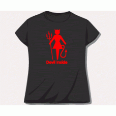 Camiseta devil inside