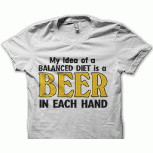 Camiseta dieta equilibrada