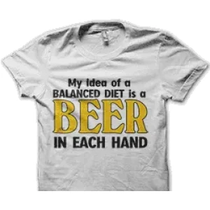 Camiseta dieta equilibrada
