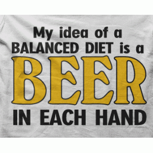 Camiseta dieta equilibrada-detalle