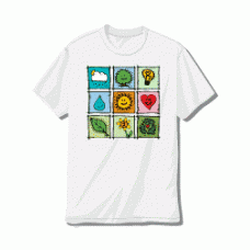 Camiseta ecología simbolos