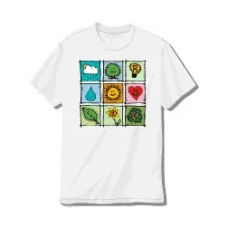 Camiseta ecología simbolos