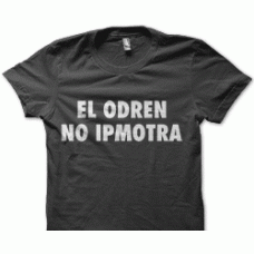Camiseta el orden