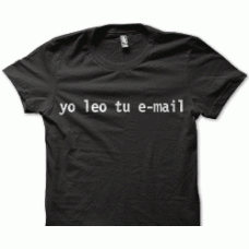 Camiseta email