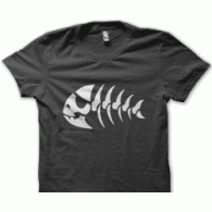 Camiseta esqueleto pez Camiseta esqueleto pez