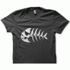 Camiseta esqueleto pez