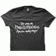 Camiseta esquizofrenico
