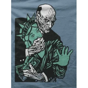 Camiseta estatua de la libertad-detalle