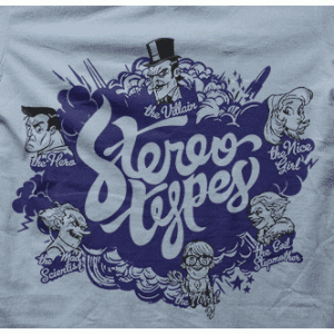 Camiseta estereotipos-detalle