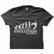 Camiseta evolucion guitarrista Camiseta evolucion guitarrista