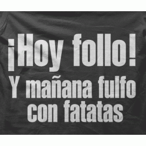 Camiseta follo con patatas-detalle