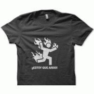 Camiseta fuego