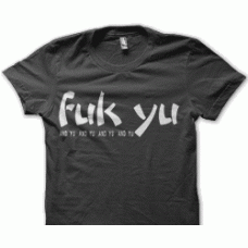 Camiseta fuk yu