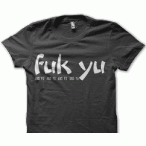 Camiseta fuk yu