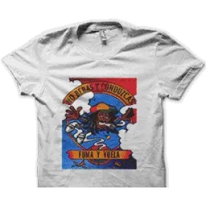 Camiseta fuma y vuela