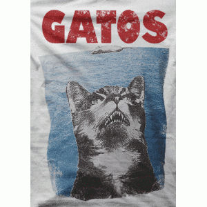 Camiseta gatos-detalle