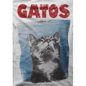 Camiseta gatos-detalle