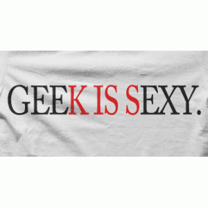 Camiseta geek is sexy-detalle