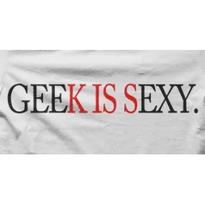 Camiseta geek is sexy-detalle