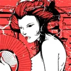 Camiseta geisha